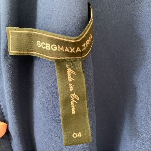 BCBGMAXAZRIA Siri Minidress in Blue Depth - Picture 10 of 11